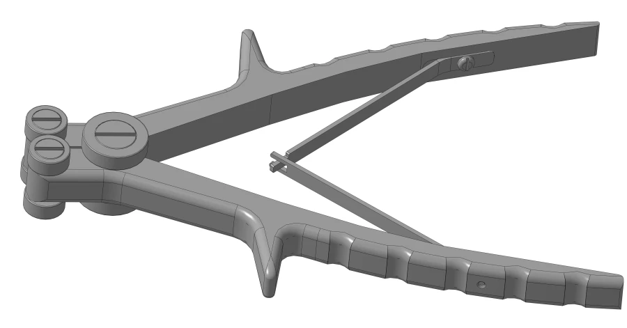 أداة انحناء جراحية للعمود الفقري، رقم المقال 846.111