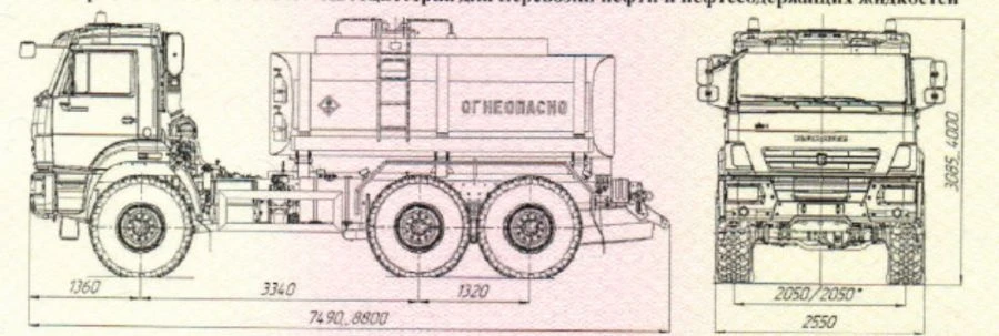 Oil Tanker for Transportation and Storage - UST 5453N1 Model 5453N1-01