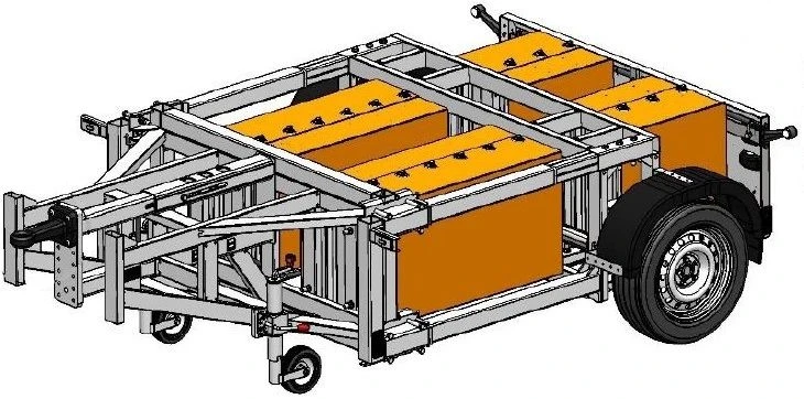 Mobile Front Towable Barrier OMF-P, Modification OMF-P90, Category O1