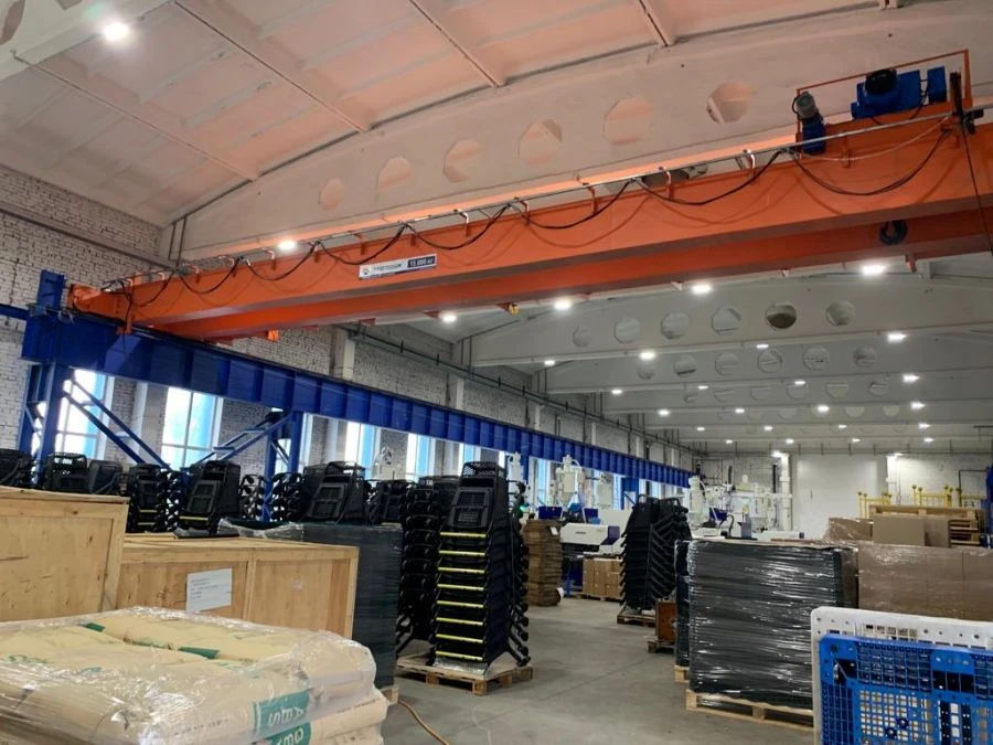 Industrial Two-Girder Support Crane Model KMOD-T-Q-L-H