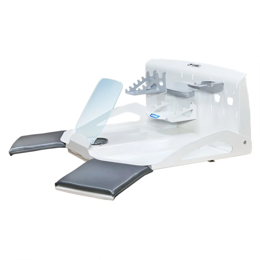 Mobile Work Platform with Extraction Channel and Waste Tray - VMU 1.0TABLE PLUS