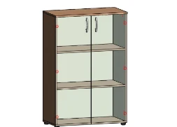 Wooden Shelving Unit for Office and Home - Model Sh.4