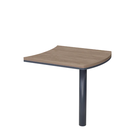 PREGO Radius Briefing Table with Metal Base