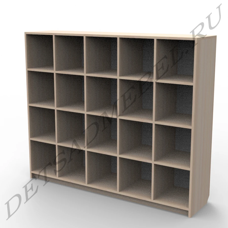 Open Pot Storage Cabinet for Preschool Bathrooms