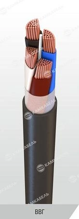 Power Cable with Copper Conductors, 3kV, Model VVG