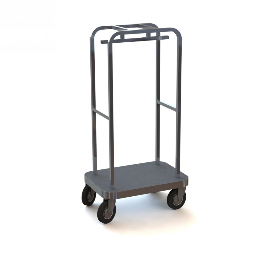 Aluminum Baggage Cart Quadra