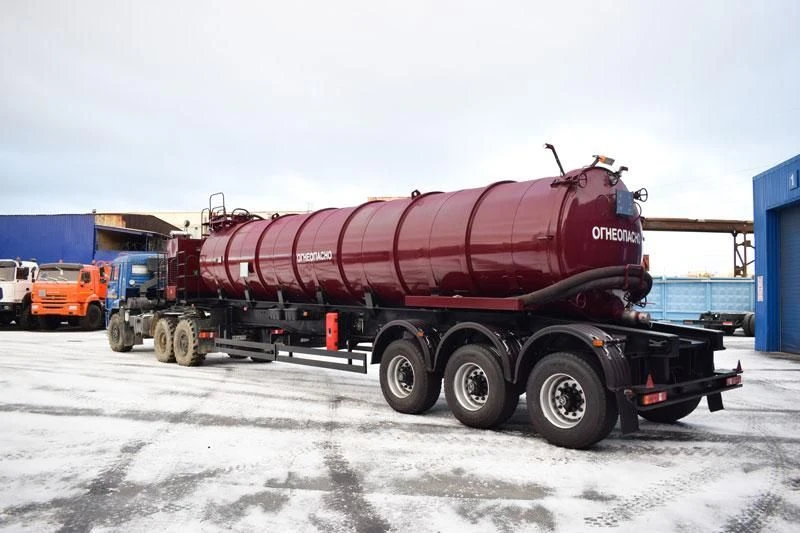 Frame Semi-Trailer Tank, UZST Brand, Type 9177, Model 9177-0000070