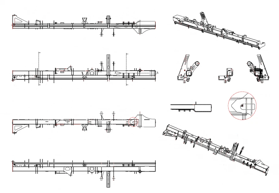 Citan 12001 Right Side Frame Assembly (218038)
