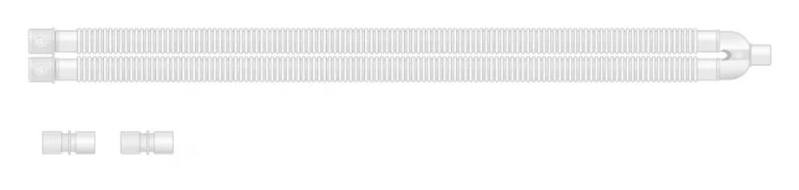Disposable Non-Sterile Medical Breathing Circuit for Adults - Complete Set