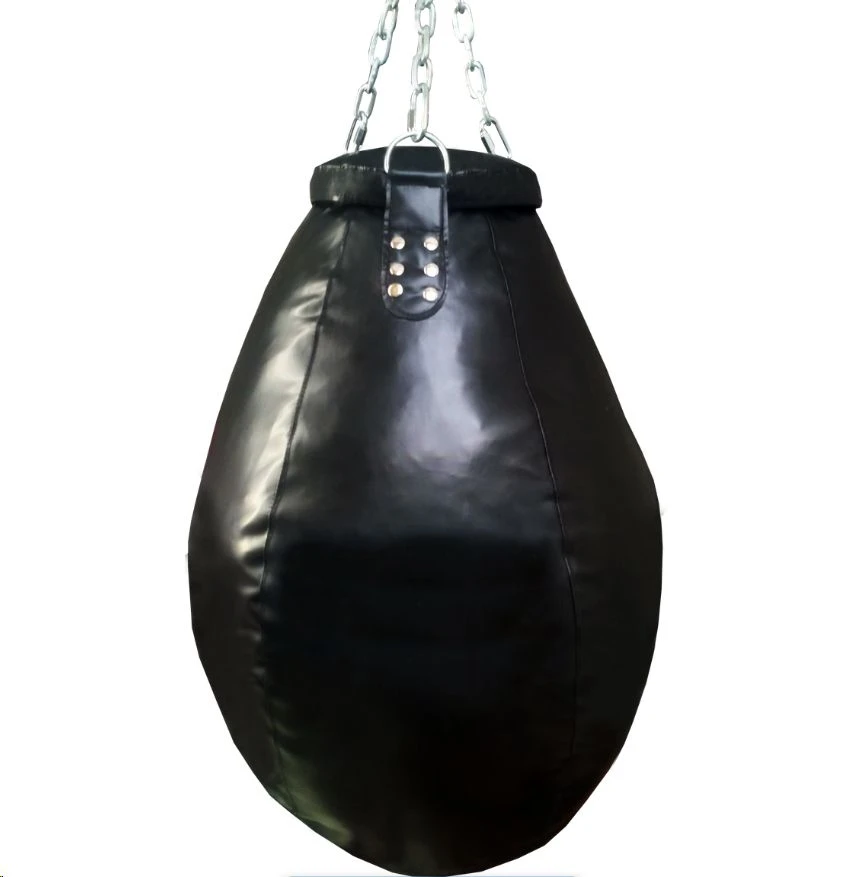 Heavy-Duty Boxing Bag with Natural Leather - Ideal for Training