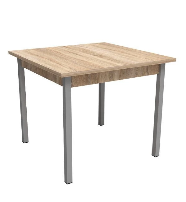 Dining Table for 4 People with Metal Frame