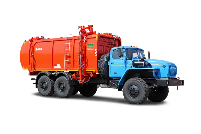 Side-loading Garbage Truck KО-440-5U for Efficient Waste Management