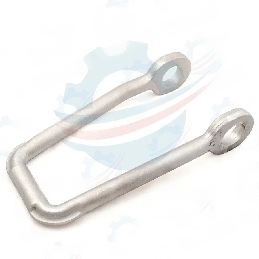 P-Shaped Suspension Bracket for Triangulation with Two Pin Holes PL100.40.080-2CB