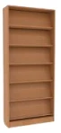 Open Exhibition Rack with 6 Shelves, 900x250x2000 mm