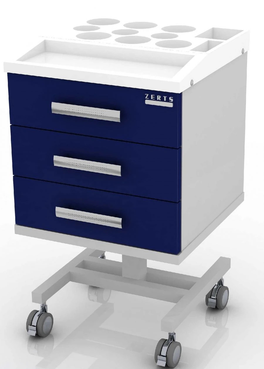 Mobile Doctor's Table 103-001-3K, 460x460x750 mm