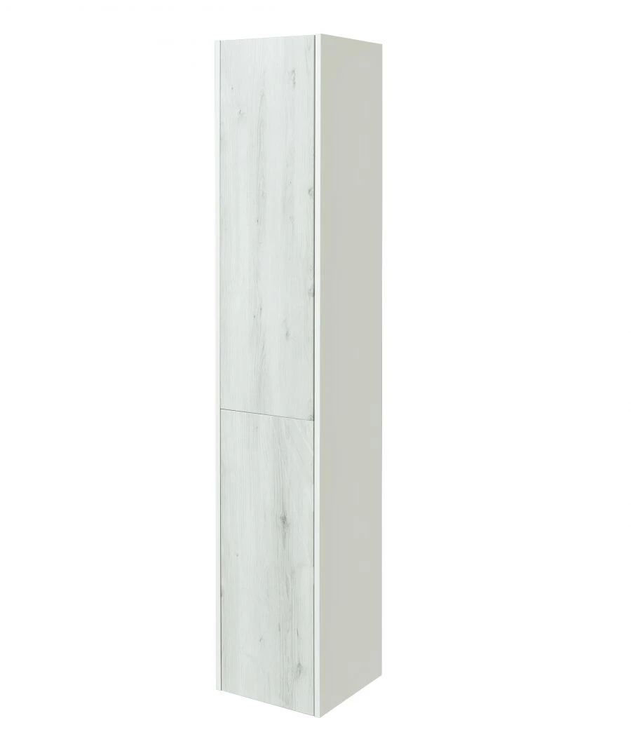 Sakura Right Column Cabinet Aquaton, White Gloss, Navarra Alder Model 1A219903SKW8R1