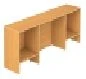 Table Barrier Shelf for Public Spaces, Model PLB3.16