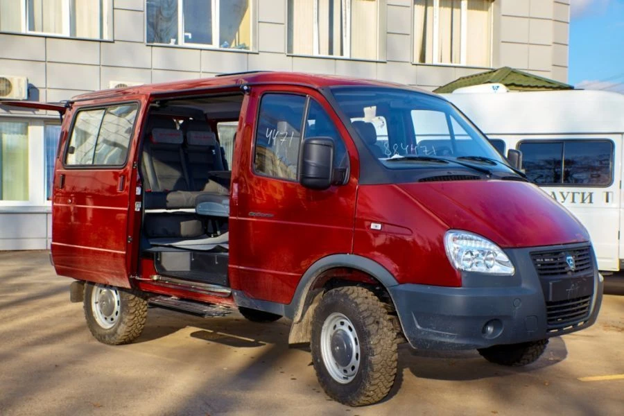 Passenger and Cargo Bus IAC-1767M2 on GAZelle Business Base