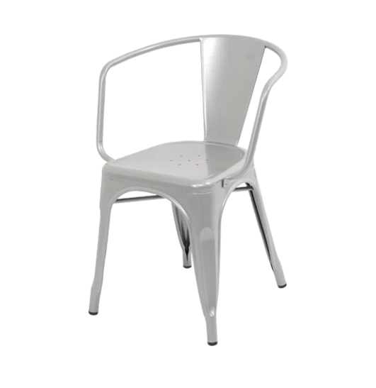 Metal Chair with Backrest, Model 16 (18)