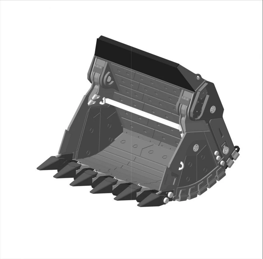 دلو PC-1250 مع تصريف سفلي سعة 7.2م³