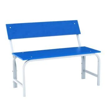 Backrest Bench with Soft Upholstery