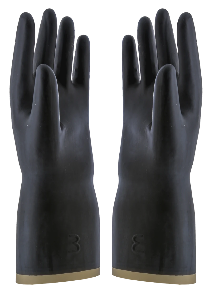 Technical Rubber Gloves for Chemical Protection