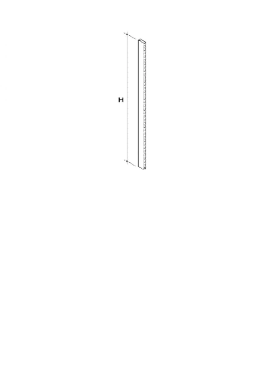 Reinforced Front Stand for Display Rack (30x30x972 - 30x30x2652)