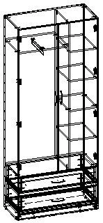 Bedroom Wardrobe TV-BSHS-5.3.01