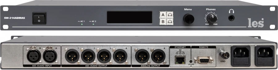 2-in-1 Audio Signal Switch SW-214ADMAS