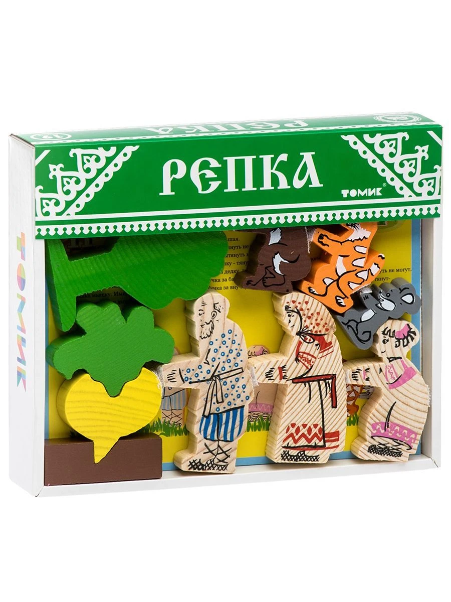 Wooden Story Constructor "Turnip" 19 Pieces Model 453-1