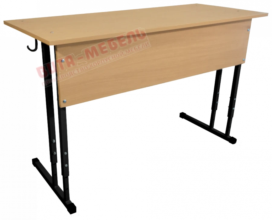Adjustable Two-Seat Student Desk for Educational Institutions