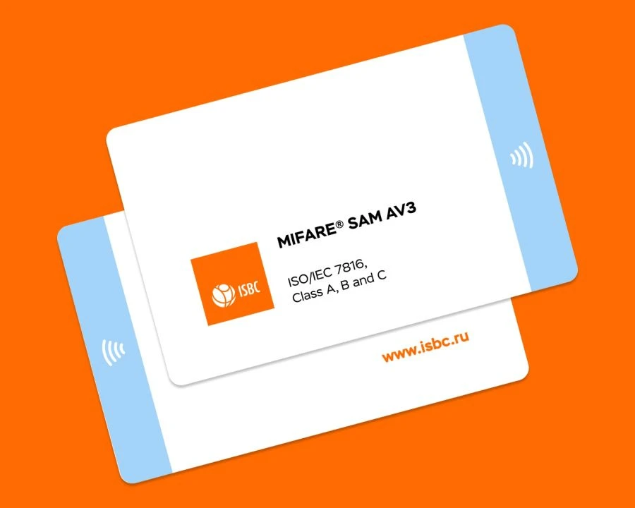 ISBC® Smart Card with Integrated SAM AV3 Microchip