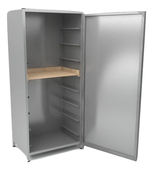 Bread Storage Cabinet with Shelves and Doors