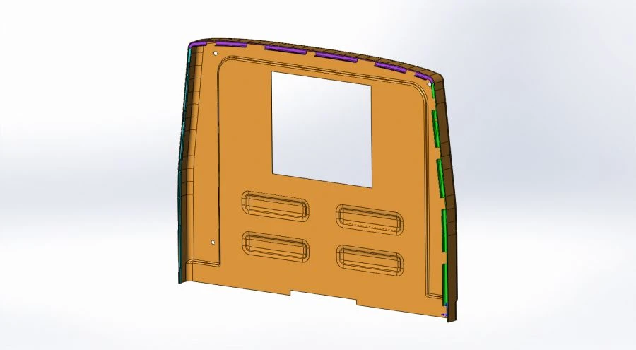 تجميع اللوحة الأمامية الكاملة AP 42111M-5303106-02