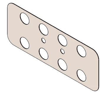 شريحة ضبط مكابح 1 مم - نموذج 20-031098