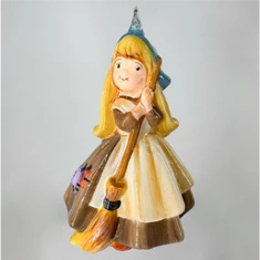 Handcrafted Glass Christmas Ornament "Cinderella