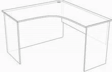 Administrative Work Desk with PVC Edge, Model ST-2023