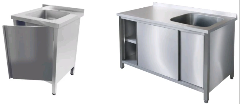طاولة مطبخ مغلقة SB (SC) 271 ML/P مع أبواب وحوض