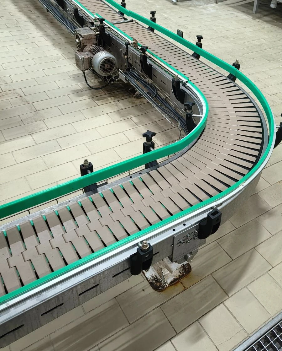 Modular Plate Conveyor for Food Transportation and Packaging Solutions