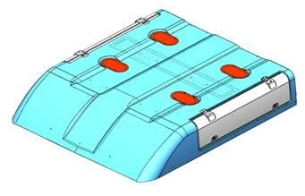 Complete Front GBO Cover, L105-5702110