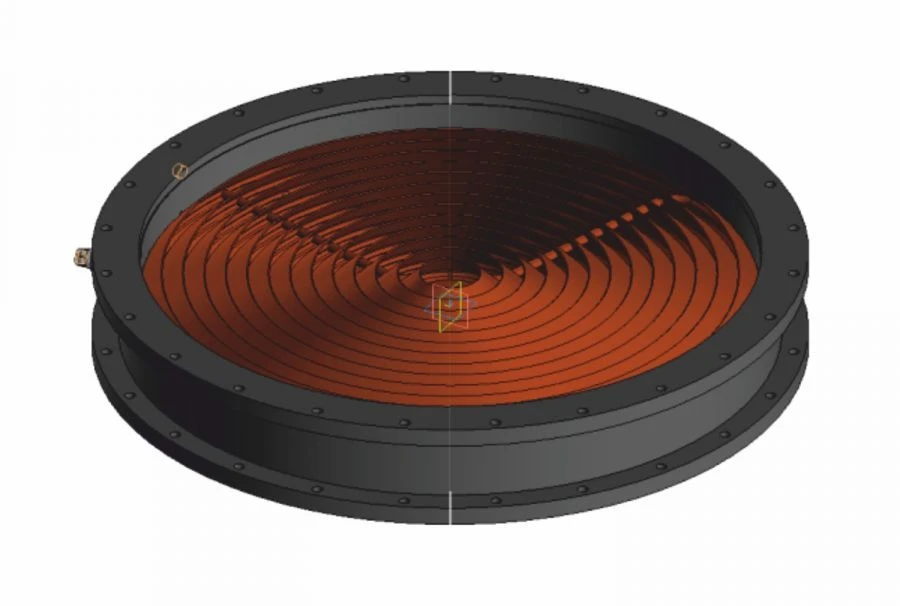 Flow Vacuum Trap LP-800 for Diffusion Pumps