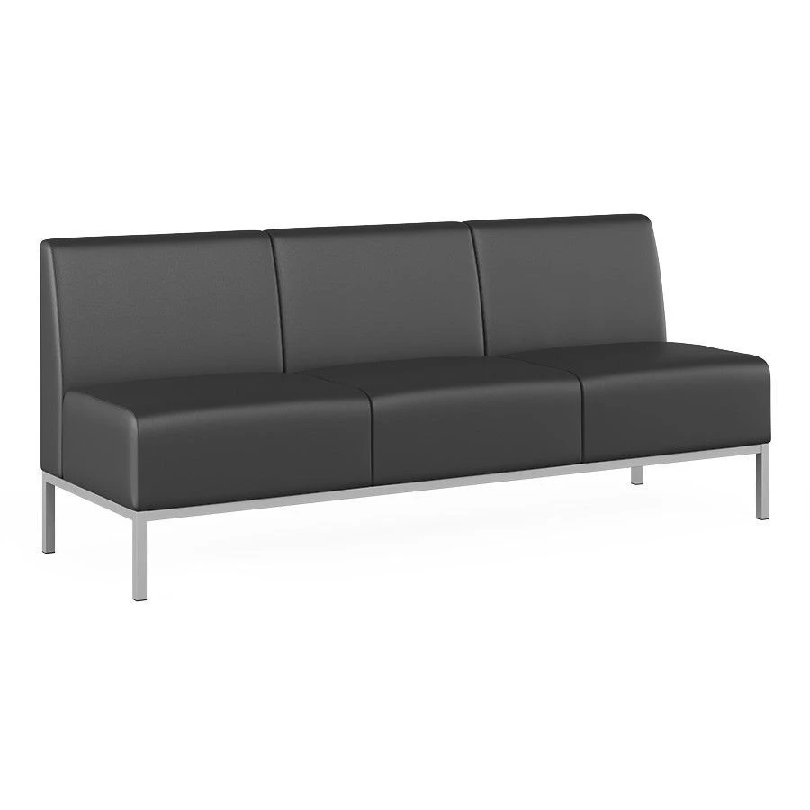 Three-Seater Office Sofa by Bashkir Furniture Factory