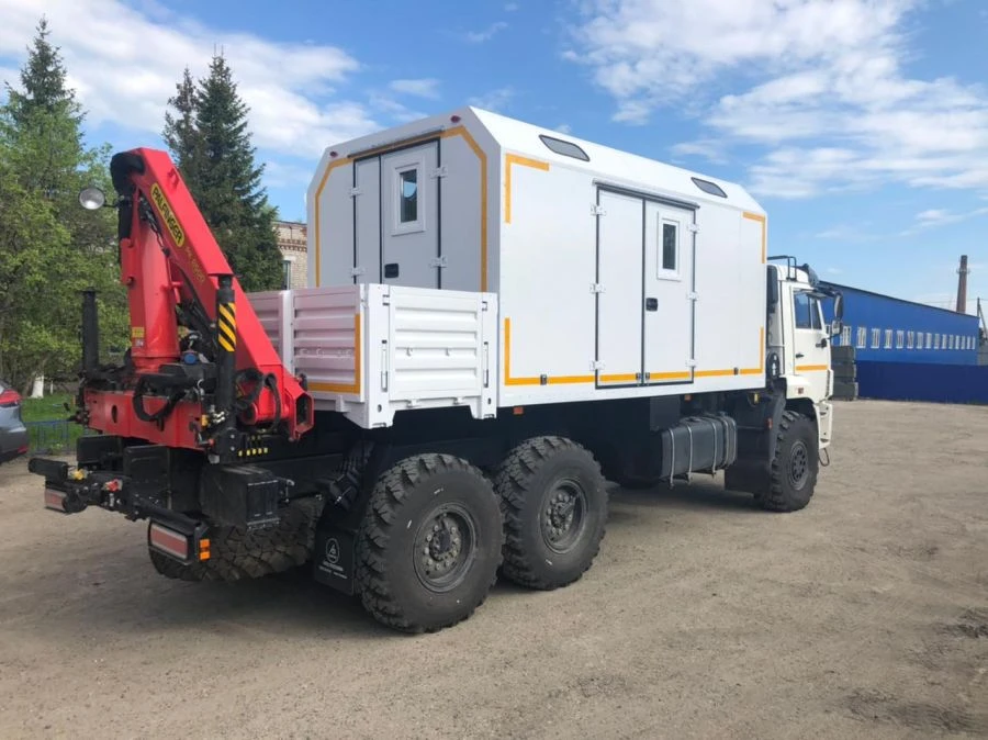 ورشة عمل متنقلة مع رافعة / ورشة عمل متنقلة بدون رافعة