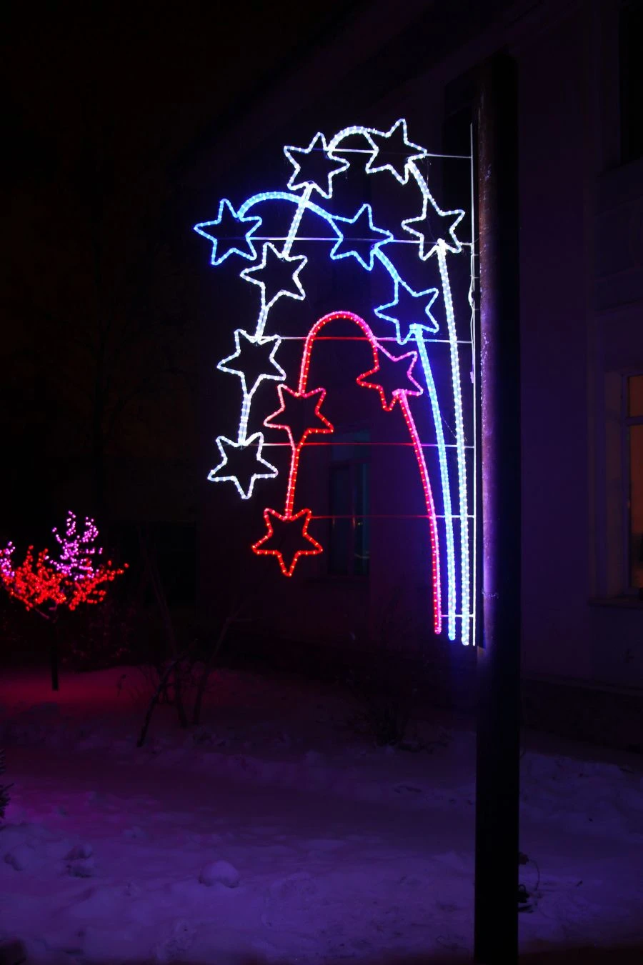 Decorative Outdoor LED Panel "Starfall" - Wall-Mounted Light 220V/24V/12V