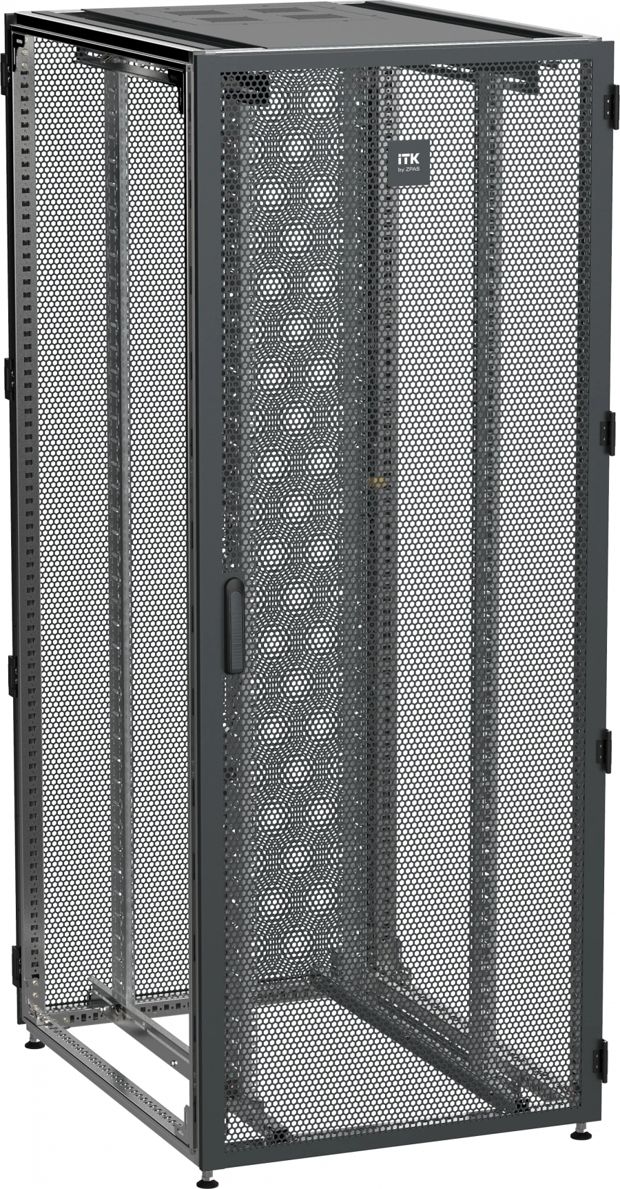 19" Server Cabinet ITK by ZPAS 47U Black 800x1000mm