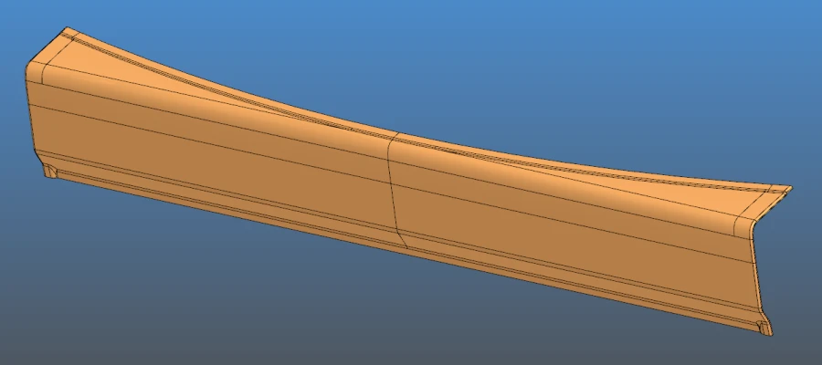 Lower Rear Cladding for Vehicles 6241-03-5602022