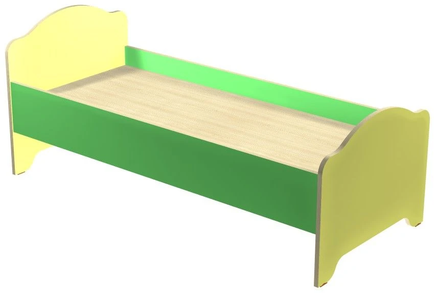 Wooden Single-Decker Children's Bed, Model 11798