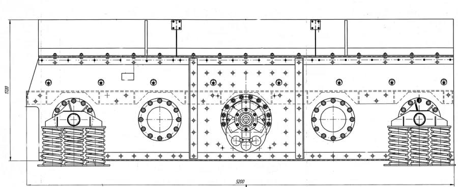 آلة فرز ثقيلة غير متوازنة للمواد السائبة حتى 2.8 طن/متر مكعب GIT-71