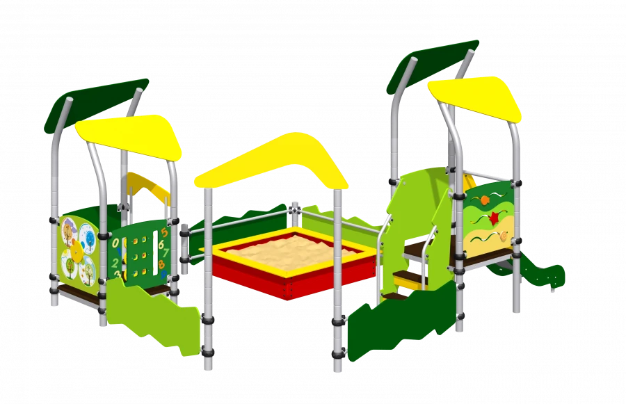 Kids Play Complex "Sandpit with Slide" Romana 109.38.01