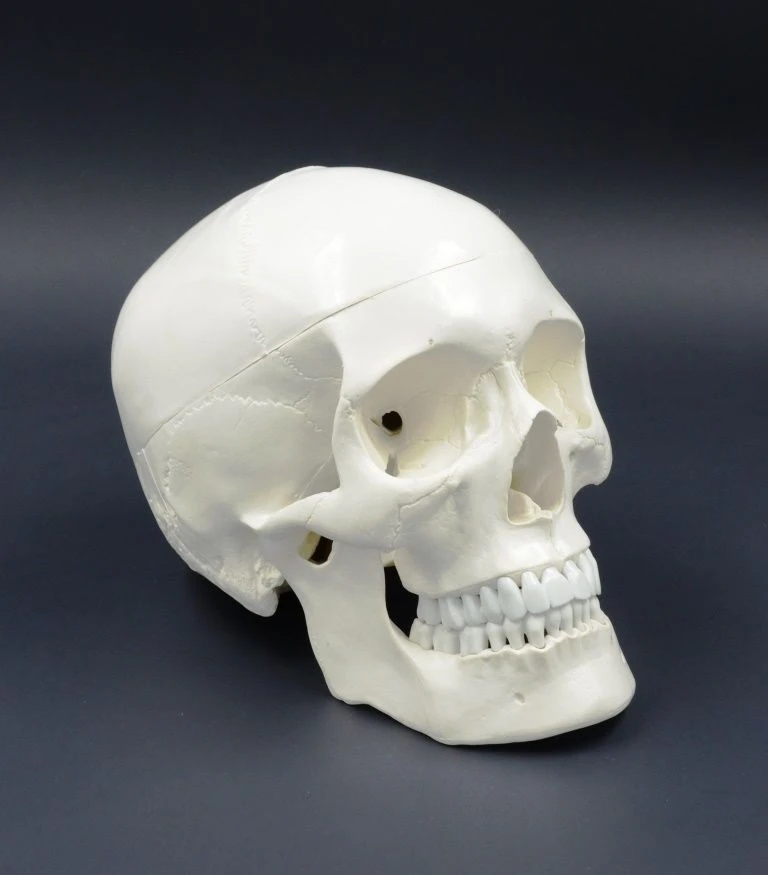 Life-Size Human Skull Model with Removable Cap, LV5-2